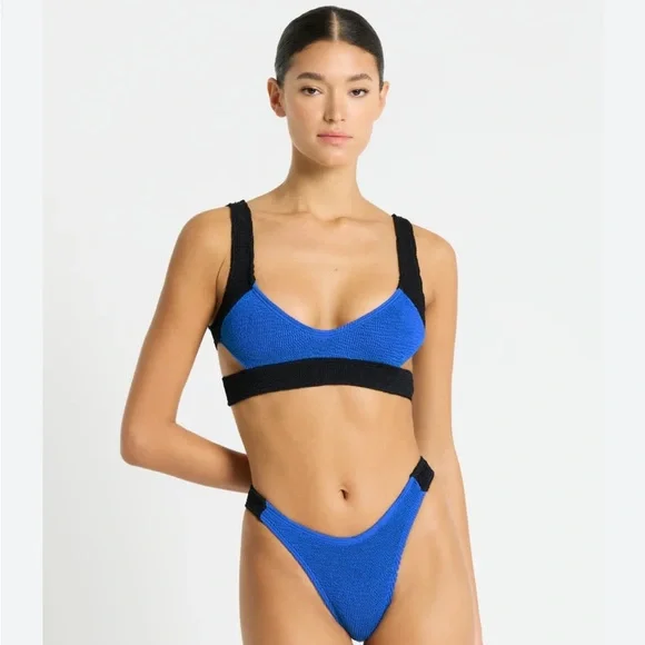 NWT Free People x Bond-Eye Nino Splice Crop Bikini Top